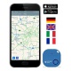 musegear® app Key Finder - Version 2  localisateur et traqueur sonore pour retrouver clés - Volume 3 Fois élevé – Couleur Ble