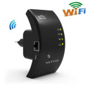 NETVIP Répéteur WiFi Longue portee Extenseur sans Fil Amplificateur Mini Point daccès Internet De Signal, Port Ethernet, Ins