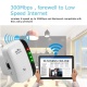 Aigital Répéteur WiFi 300Mbps Point daccès Wi-FI Extenseur sans Fil Amplificateur de Signal Compatibilité Universelle,1 Port