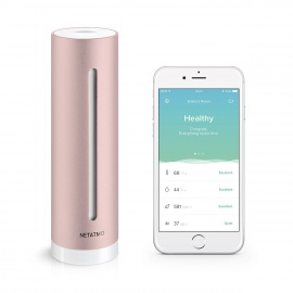 Netatmo Capteur de qualité de lair intérieur Connecté, température, humidité, Bruit, CO2