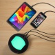 OnLyee Bluetooth Horloge Réveil Numérique avec Radio FM, Prise AUX-IN ,Chargement USB double, Veilleuse LED avec Variation Lu