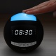 OnLyee Bluetooth Horloge Réveil Numérique avec Radio FM, Prise AUX-IN ,Chargement USB double, Veilleuse LED avec Variation Lu