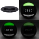 OnLyee Bluetooth Horloge Réveil Numérique avec Radio FM, Prise AUX-IN ,Chargement USB double, Veilleuse LED avec Variation Lu