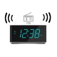 iTOMA Radio Réveil avec Radio FM numérique, Bluetooth, Double Alarme, réglage Automatique de lheure, Port de Charge USB, ent