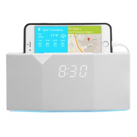 BEDDI de WITTI Design - Radio-réveil intelligent, intégrable à votre maison connectée - Blanc