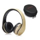 Casque Bluetooth Sans fil, Wireless Headphones Stéréo On Ear Pliable Casque 4 en 1 avec Micro Support FM Radio TF SD pour Tél