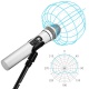 NASUM Microphone Professionnel Portable sans fil Rechargeable PC-K3 avec récepteur de 6,35 mm Conception multi-canaux pour Ka