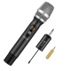 Microphone Sans Fil, EIVOTOR Micro Professionnel Portable 2 Micro Sans Fil à Main + 1 Récepteur Set VHF pour Karaoké, Fête, C