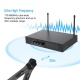 Karaoke Micro sans fil Bluetooth 4.1, LESHP S9-UHF Microphone sans fil Professionnel Système Karaoké Portable avec 2 Micropho