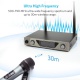 Microphone Sans Fil Micro Sans Fil UHF Micro HF Karaoké Système de Microphone LCD Récepteur 2 Canaux Micro Pratique 2 Microph