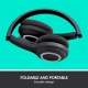 Logitech Wireless Headset H600 Micro-casque sans-fil à filtrage de bruit Noir pour PC et MAC