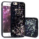 Ukayfe Coque en Silicone Fleurs de Cerisier Roses Etui de Protection Paillette Bling Diamant Strass Brillante Housse Souple C