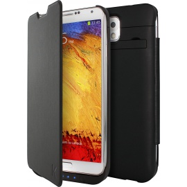 The Kase Paris 17008716 Coque Batterie avec clapet 3000mAh pour Samsung Galaxy Note 3 Noir