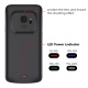 Samsung Galaxy S9 Coque Batterie, 4700mAh Rechargeable Li-polymère Coques dalimentation Batterie Pack Power Band Backup Exte