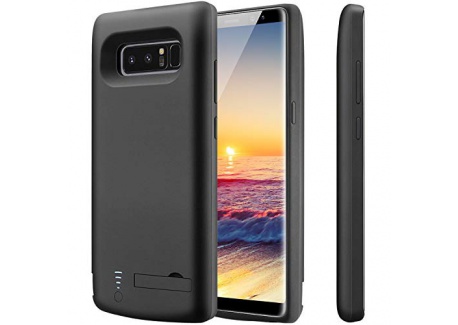 Coque Batterie pour Galaxy Note 8,PEMOTech 6500mAh Grande capacité sans menton supplémentaire Coque Batterie pour Samsung Gal