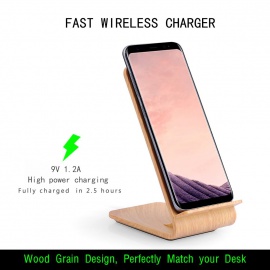 Chargeur Rapide sans Fil pour iPhone et Samsung, Qi Chargeur Induction pour Samsung Galaxy S9 / S9 Plus / Note 8 / S8 / S8 Pl