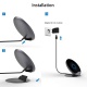 Aursen Chargeur sans Fil Rapide, 10W Qi Chargeur à Induction pour Samsung Galaxy S9/S9+/Note 9/S8+/S8/Note 8/S7/S6, 7.5W Fast