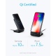 Anker PowerWave 7.5 Stand - Chargeur sans Fil Qi 10W Compatible Standard iPhone 7.5W et Fast Charge Samsung - Chargeur Wirele