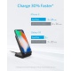 Anker PowerWave 7.5 Stand - Chargeur sans Fil Qi 10W Compatible Standard iPhone 7.5W et Fast Charge Samsung - Chargeur Wirele