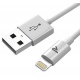 Rampow RAMPOW01 [MFI certifié Apple] Câble Lightning vers USB avec Connecteur Ultra Résistant en Aluminium - Chargeur iPhone 