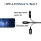 Câble Phone , QGhappy 4Pack [ 0.5M 1M 2M 3M] Nylon Tressé Câble Chargeur Phone pour Phone X / 8/8 Plus / 7/7 Plus / 6S / 6S P