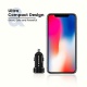 Rampow Chargeur Voiture USB Garantie à Vie - Chargeur Allume Cigare USB Ultra Compact 2 Ports 4.8A/24W pour iPhone X/8/7/6, i