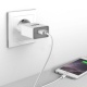 iVoler [Lot de 2] Original Set 2en1: Chargeur Slim Version Adaptateur 1A + Câble USB de Charge 1m , pour iPhone, iPad, Andro