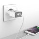 iVoler [Lot de 2] Original Set 2en1: Chargeur Slim Version Adaptateur 1A + Câble USB de Charge  1m , pour iPhone, iPad, Andro