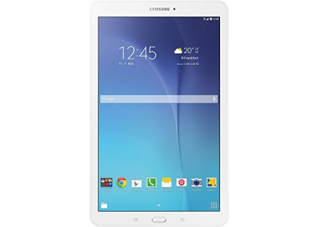 Samsung T560 Galaxy Tab E Tablette tactile 9,6" 24,38 cm   8 Go, Android KitKat 4.4, 1 Port USB 2.0, 1 Prise Jack, Blanc [Imp