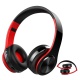 Casque Bluetooth Sans Fil, Macrourt Casque Audio Pliable Fonction 4-en-1, Micro Intégrée Bluetooth, Radio, Carte de Mémoire, 