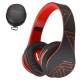 PowerLocus Casque Bluetooth sans Fil, Casque Audio stéréo Pliable sans Fil et Filaire avec Micro intégré, Micro SD/TF, FM pou