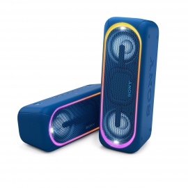 Sony SRS-XB40 Enceinte portable sans fil Bluetooth avec effets lumière - Bleu