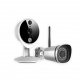 Kit Caméras Surveillance Intelligentes Kiwatch avec 1 intérieure + 1 Extérieure, Full HD, WiFi, Vision Infrarouge, Détecteur 