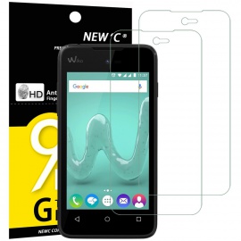 NEWC Verre Trempé pour Wiko Sunny,[Pack de 2] Film Protection écran - Anti Rayures - sans Bulles dair -Ultra Résistant  0,3