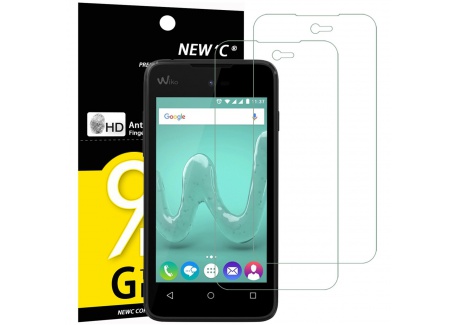 NEWC Verre Trempé pour Wiko Sunny,[Pack de 2] Film Protection écran - Anti Rayures - sans Bulles dair -Ultra Résistant  0,3