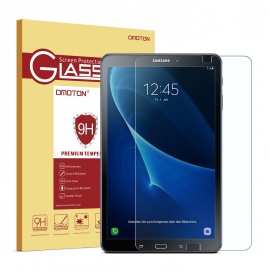 OMOTON Samsung Galaxy Tab A 10.1" 2016 SM-T580N / T585N Protection Décran Verre Trempé [Sans Bulles] Film Protecteur Ecran [