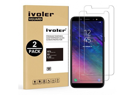 iVoler [Pack de 2] Verre Trempé Compatible avec Samsung Galaxy A6 2018 [Garantie à Vie], Film Protection en Verre trempé écra