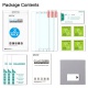 OMOTON [3 Pièces Film iPhone 7/iPhone 8 Protection Ecran Verre Trempé, [9H Dureté] [Ultra Clair] Protecteur Décran pour iPho