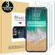 EasyULT Verre Trempé iPhone X/XS[3-Pièces], iPhone X/iPhone XS/iPhone 10 Film Protection écran Protecteur décran Vitre Tempe