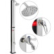 Arebos Douche Solaire 37 l / 198 cm / Température de leau réglable / Pommeau de douche réglable