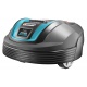 Gardena 4071-60 R40LI Robot Tondeuse Électrique 400m2 avec option Mulching, Roues Motrices, largeur de coupe 17 cm