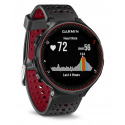 Garmin - Forerunner 235 - Montre de Running GPS avec Cardio au Poignet  Ecran : 1,23 pouces  - Noir/Rouge