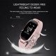 WOWGO Montre Connectée Bracelet Connecter Femme Fitness Tracker Connecté Podometre Smartwatch compatible avec les Android ios