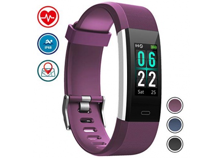 WOWGO Montre Connectée Bracelet Connecter Femme Fitness Tracker Connecté Podometre Smartwatch compatible avec les Android ios
