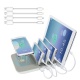 Station de Charge, KidsHobby Station de rechargement avec stations daccueil USB à 4 ports pour Android Apple iPhone iPad Sam