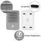 Station de Charge, KidsHobby Station de rechargement avec stations daccueil USB à 4 ports pour Android Apple iPhone iPad Sam