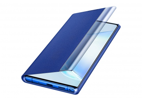 Samsung Clear View Cover Bleu Galaxy Note 10+