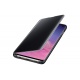 Samsung Clear View Cover Noir Galaxy S 10
