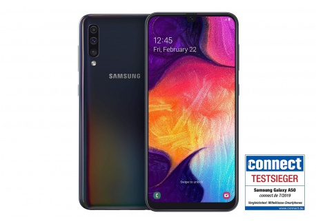 Samsung A505F Galaxy A50 128 GB  Black  débloqué Logiciel Original