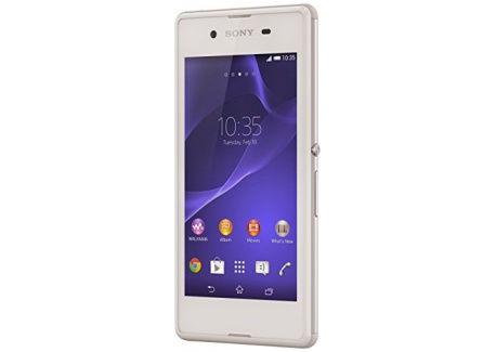 Sony Xperia E3 Smartphone débloqué 4G  Ecran: 4,5 pouces - 4Go - Simple SIM - Android 4.4 KitKat  Blanc